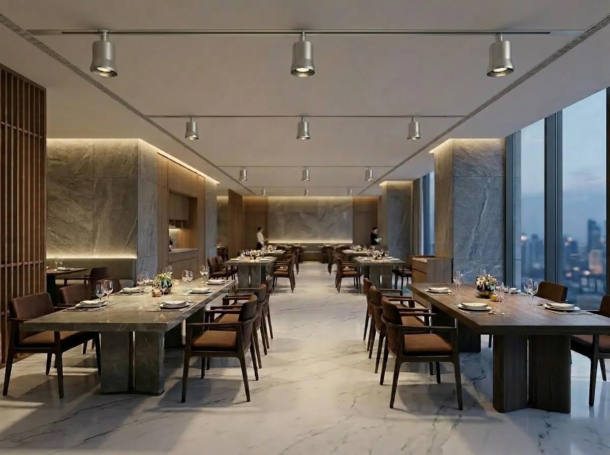 Architectural Integration & Stone Accents