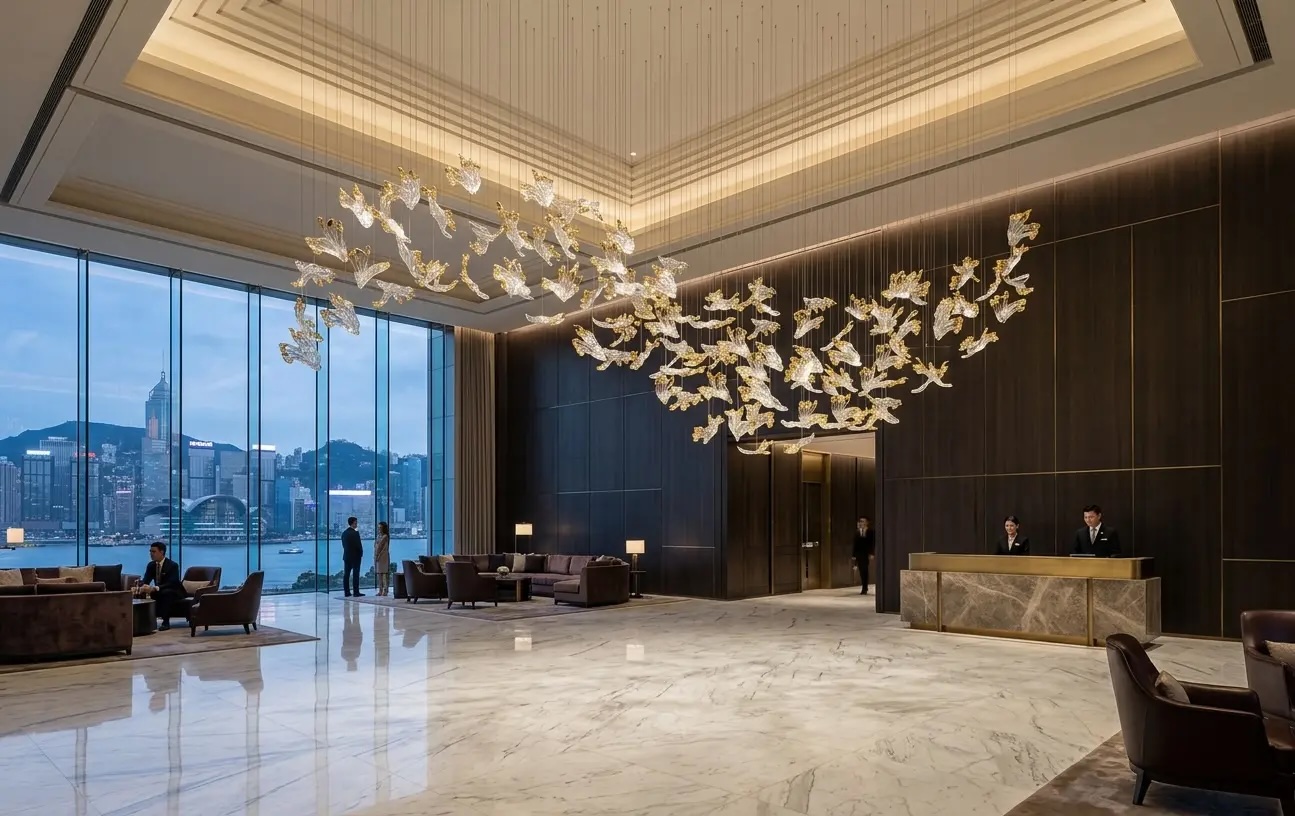 Architectural technical lighting mood scene — Nelux lighting atmosphere reference 26