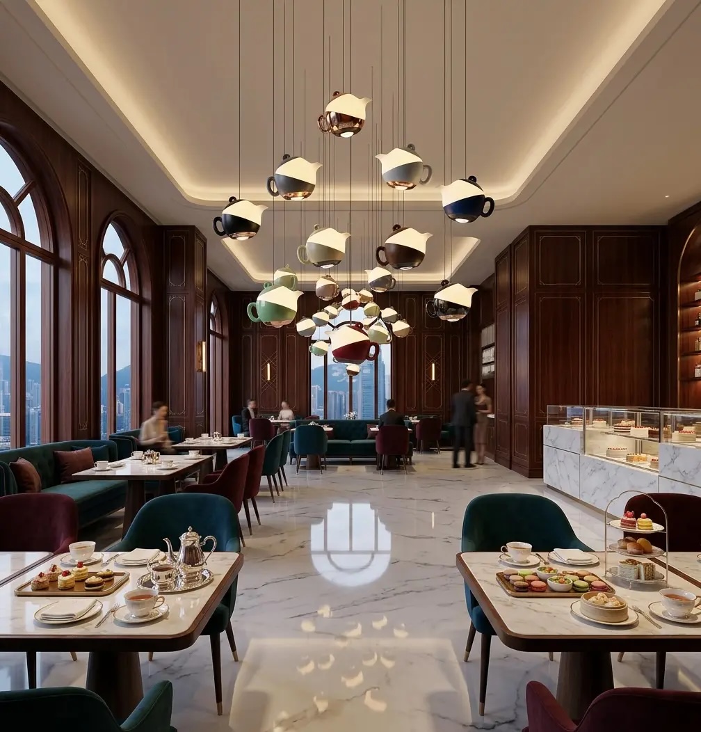 Architectural technical lighting mood scene — Nelux lighting atmosphere reference 25