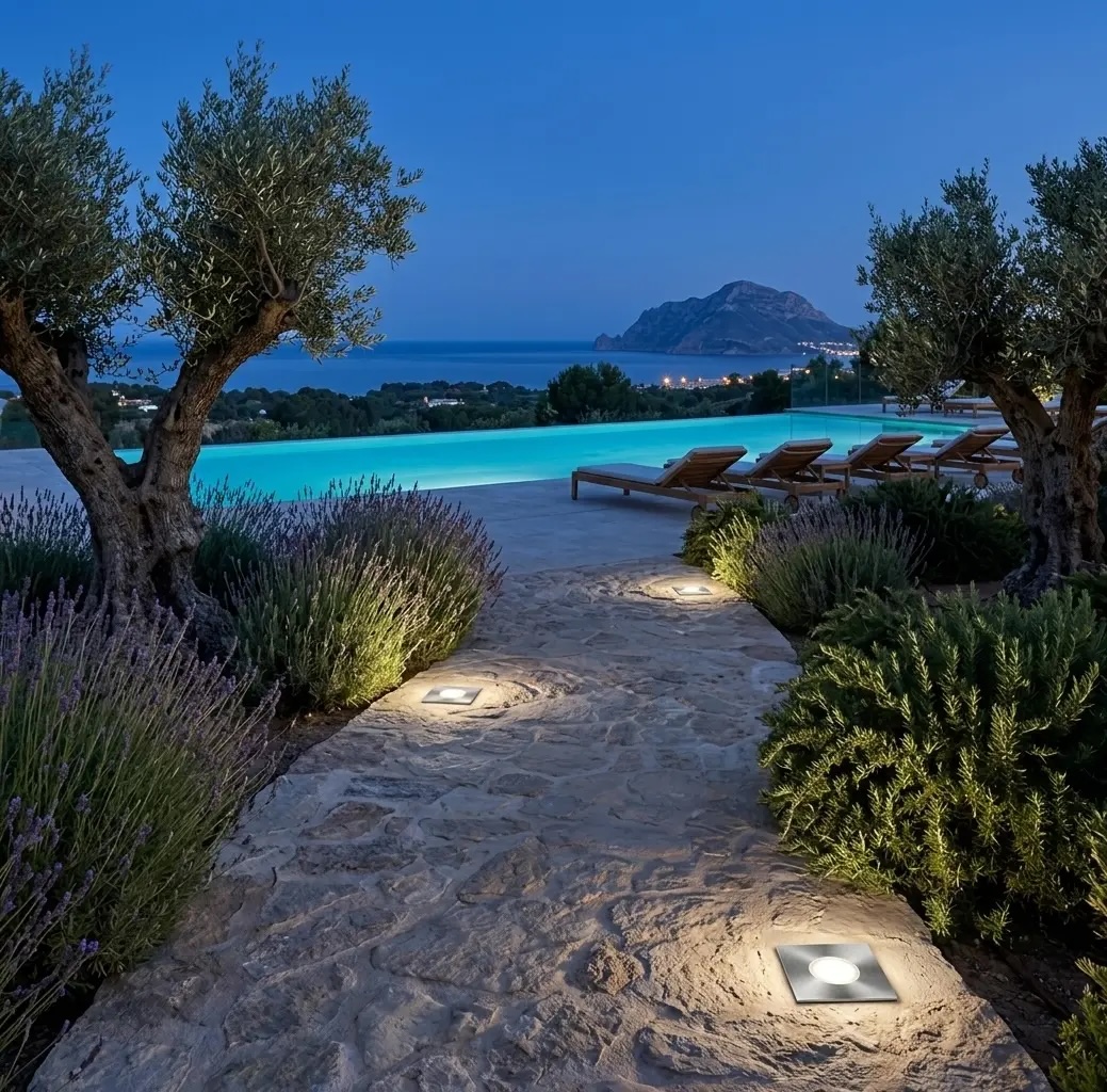 Architectural technical lighting mood scene — Nelux lighting atmosphere reference 23