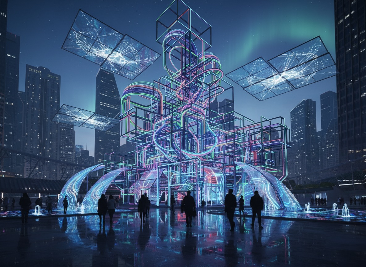 Architectural technical lighting mood scene — Nelux lighting atmosphere reference 12