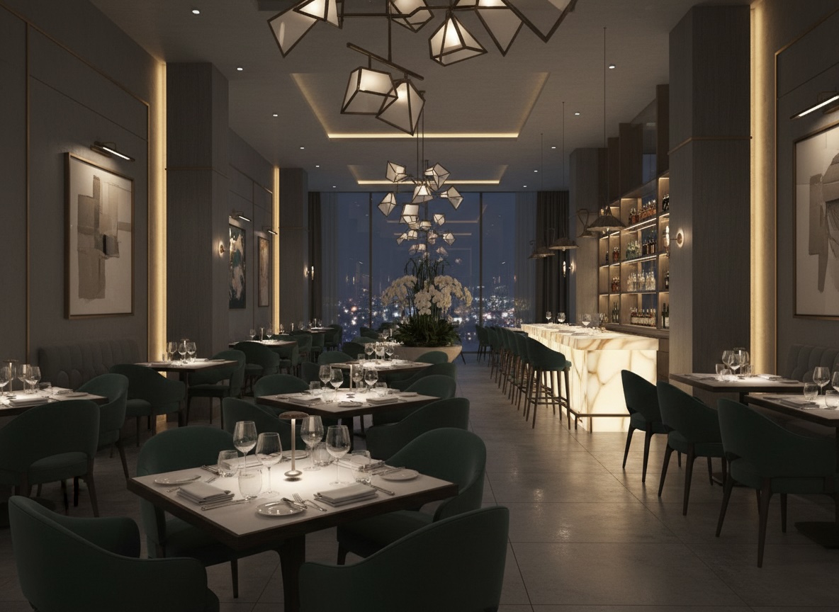 Architectural technical lighting mood scene — Nelux lighting atmosphere reference 14