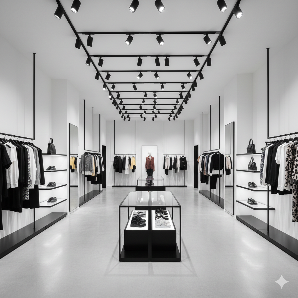 Architectural technical lighting mood scene — Nelux lighting atmosphere reference 15