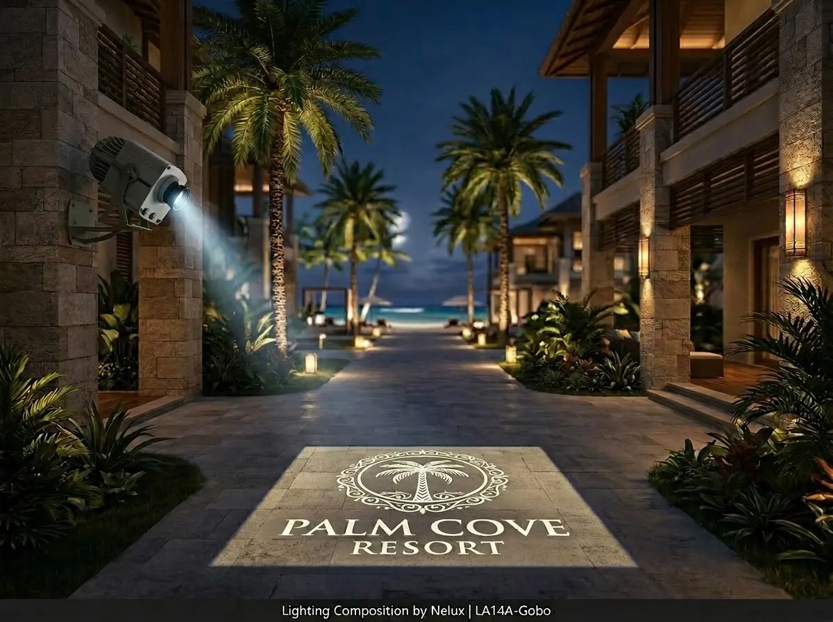 Nelux architectural technical lighting — Outdoor Gobo Projector